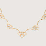 Clusters Gold and Diamond Necklace
